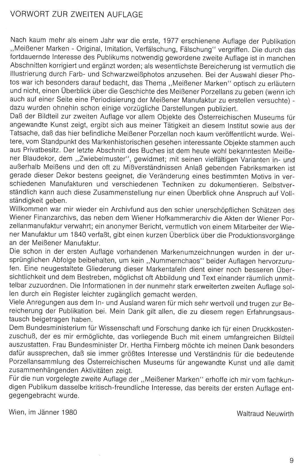 1980 Meißener Marken